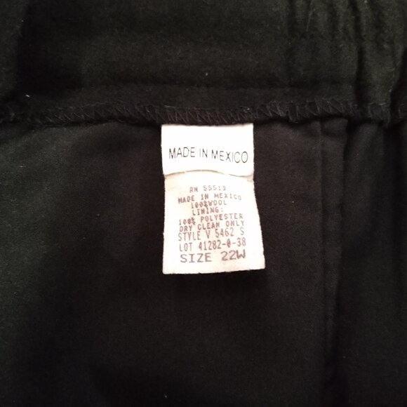 Vintage Wool Midi Skirt 22W - Picture 2 of 3